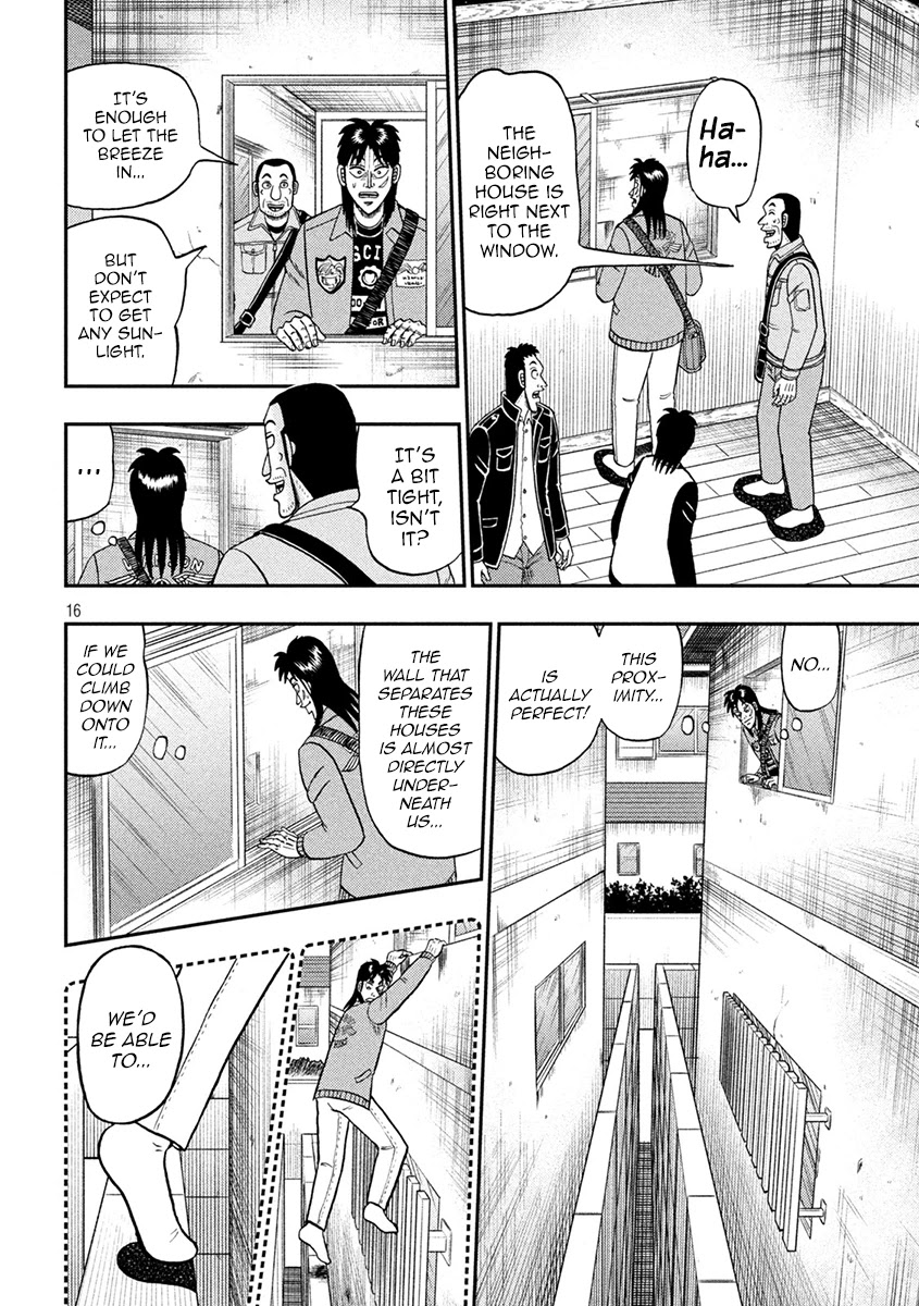 Gambling Outcast Kaiji: The 2.4 Billion Escape Arc - Kaiji Part 6 Chapter 379 page 14 - Chapter 379: New Home