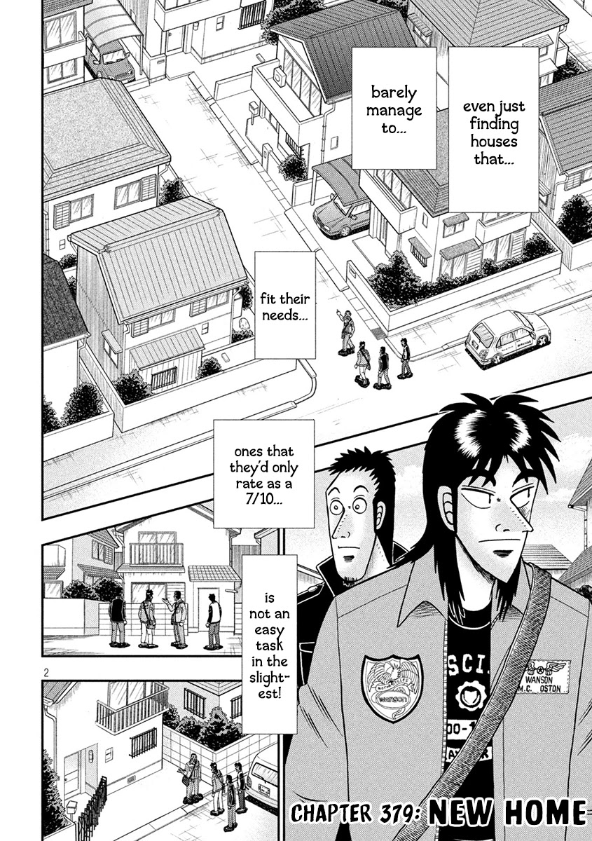 Gambling Outcast Kaiji: The 2.4 Billion Escape Arc - Kaiji Part 6 Chapter 379 page 2 - Chapter 379: New Home