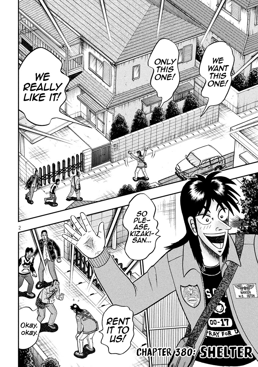 Gambling Outcast Kaiji: The 2.4 Billion Escape Arc - Kaiji Part 6 Chapter 380 page 2 - Chapter 380: Shelter