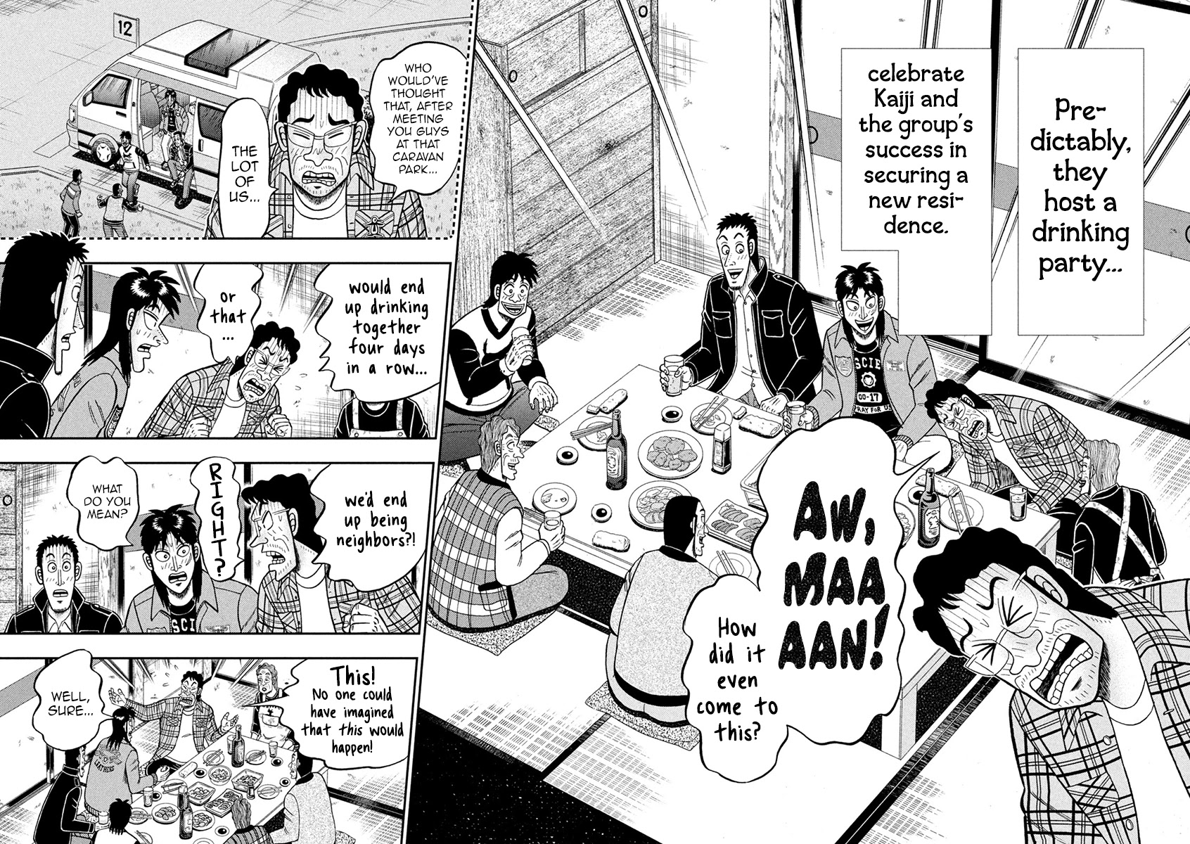 Gambling Outcast Kaiji: The 2.4 Billion Escape Arc - Kaiji Part 6 Chapter 380 page 4 - Chapter 380: Shelter