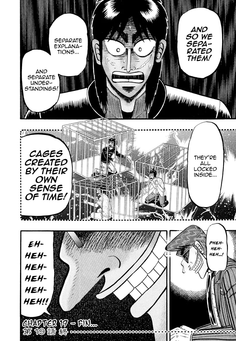 Gambling Outcast Kaiji: The Kazuya Arc - Kaiji Part 4 Chapter 19 page 19 - Chapter 19: Sensation