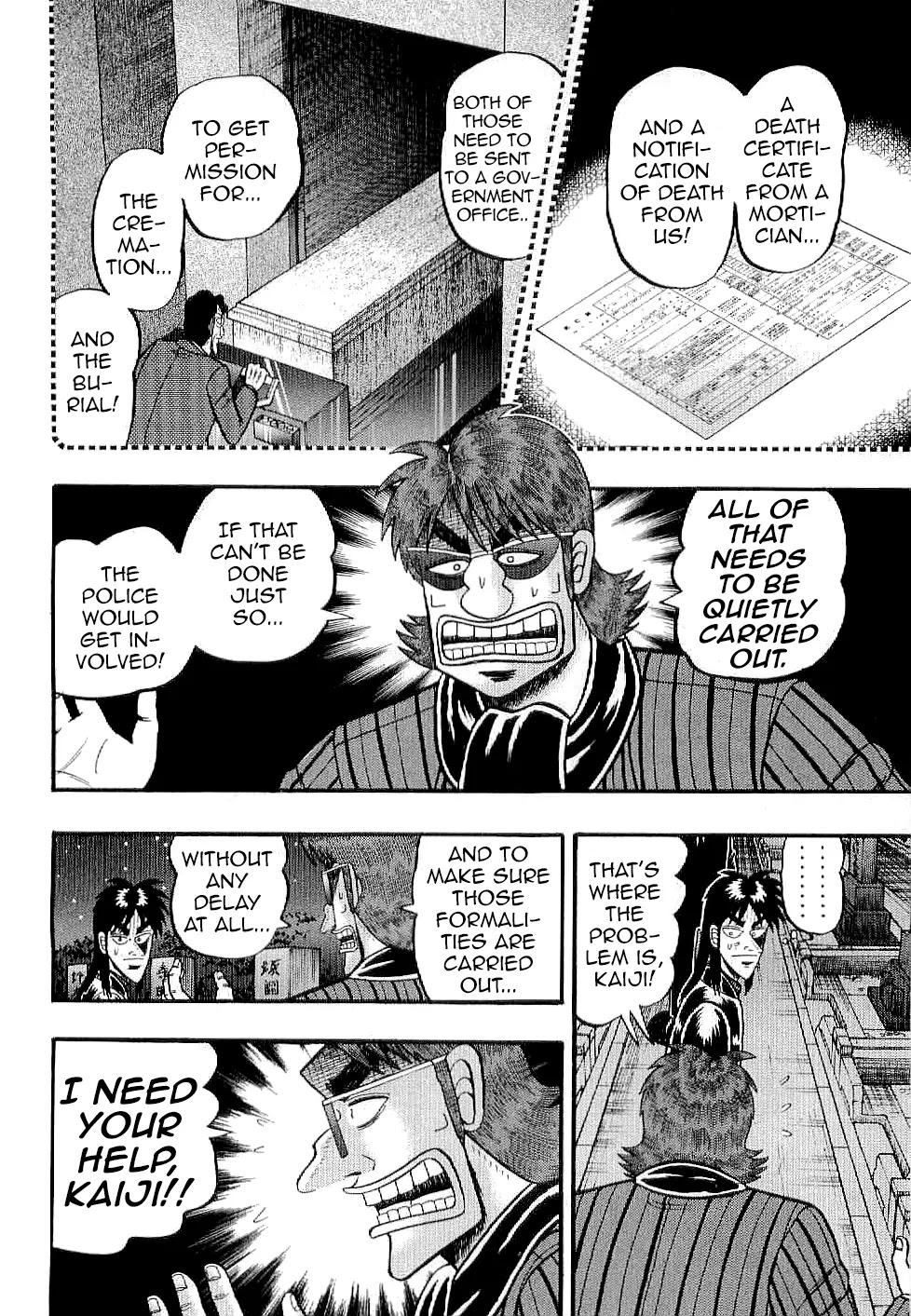 Gambling Outcast Kaiji: The Kazuya Arc - Kaiji Part 4 Chapter 2 page 6 - Chapter 2 : Gravestone