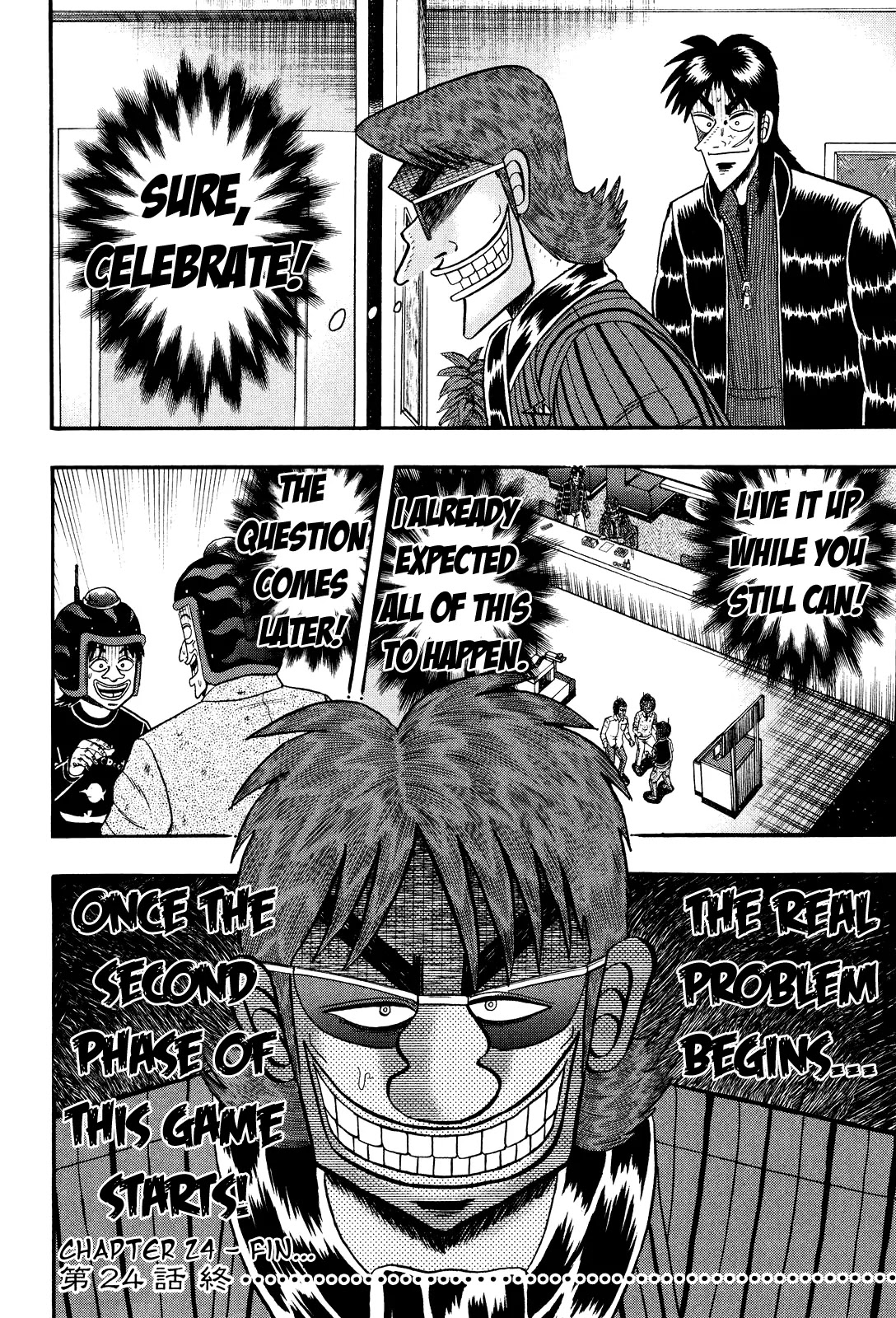 Gambling Outcast Kaiji: The Kazuya Arc - Kaiji Part 4 Chapter 24 page 18 - Chapter 24: Shared
