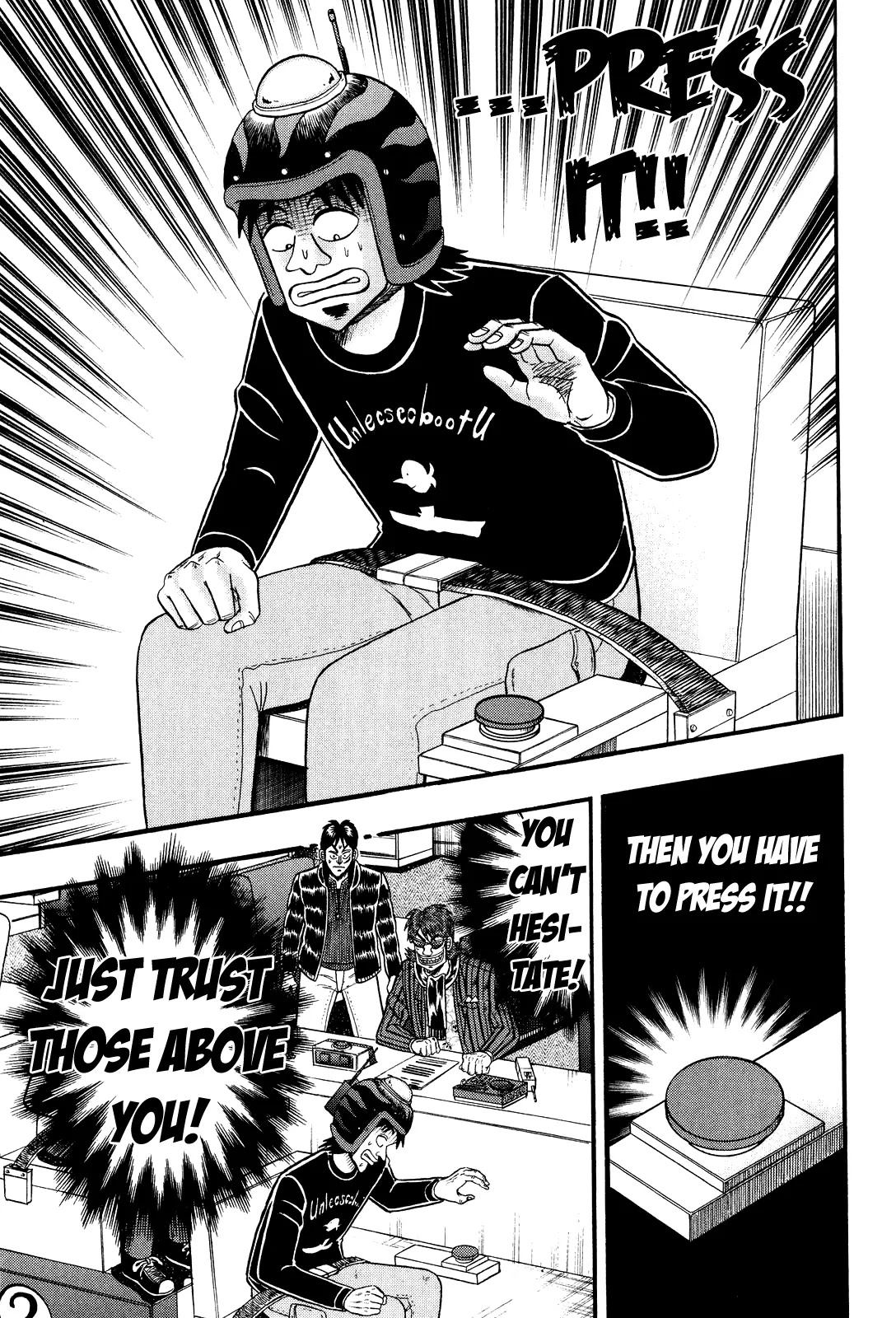 Gambling Outcast Kaiji: The Kazuya Arc - Kaiji Part 4 Chapter 24 page 8 - Chapter 24: Shared