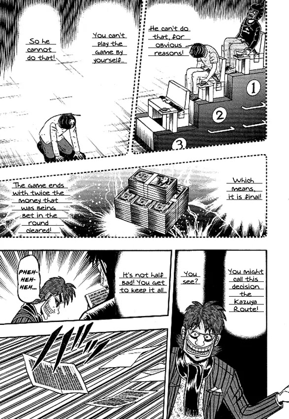 Gambling Outcast Kaiji: The Kazuya Arc - Kaiji Part 4 Chapter 35 page 17 - Chapter 35: Bomb