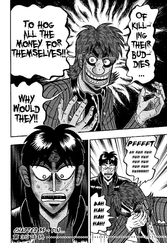 Gambling Outcast Kaiji: The Kazuya Arc - Kaiji Part 4 Chapter 35 page 19 - Chapter 35: Bomb