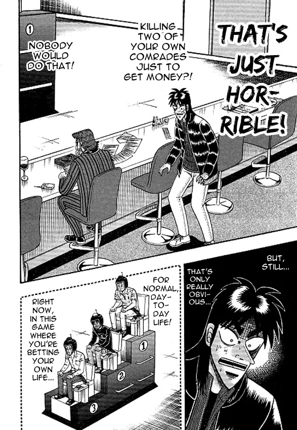 Gambling Outcast Kaiji: The Kazuya Arc - Kaiji Part 4 Chapter 36 page 2 - Chapter 36: Camaraderie