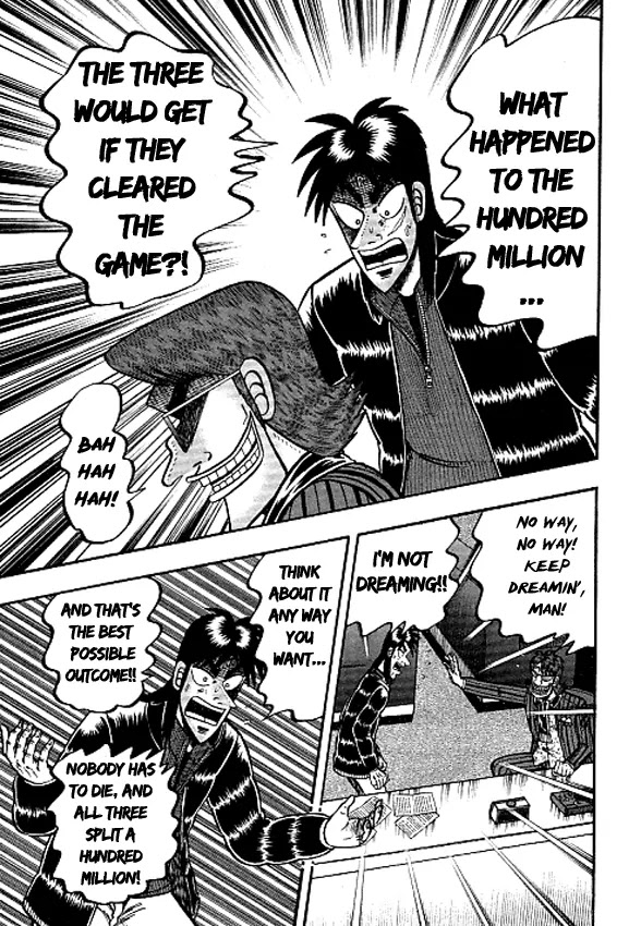 Gambling Outcast Kaiji: The Kazuya Arc - Kaiji Part 4 Chapter 37 page 13 - Chapter 37: Distortion