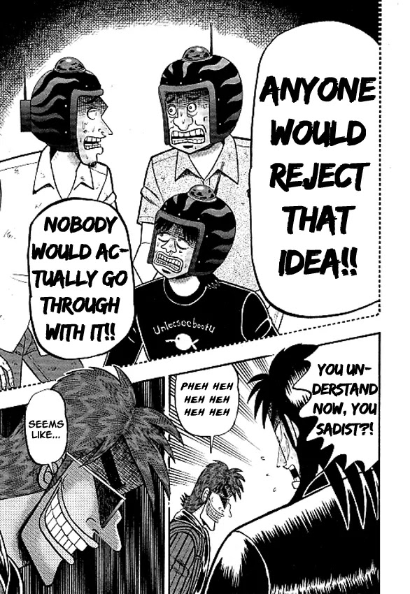 Gambling Outcast Kaiji: The Kazuya Arc - Kaiji Part 4 Chapter 37 page 19 - Chapter 37: Distortion