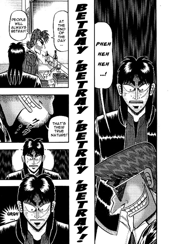 Gambling Outcast Kaiji: The Kazuya Arc - Kaiji Part 4 Chapter 38 page 1 - Chapter 38: Change