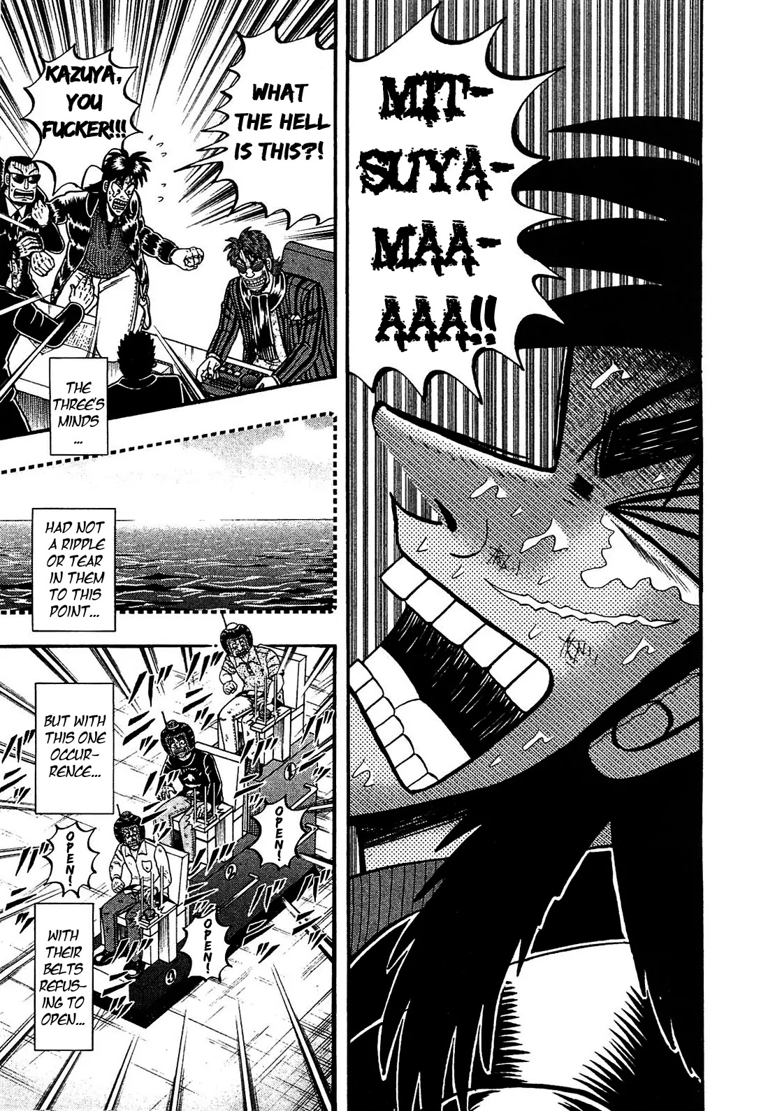 Gambling Outcast Kaiji: The Kazuya Arc - Kaiji Part 4 Chapter 41 page 14 - Chapter 41: Slamming