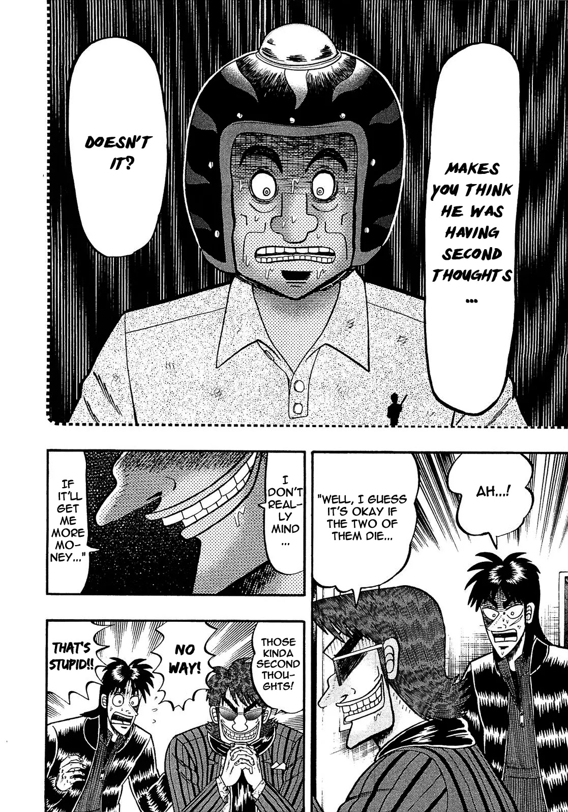 Gambling Outcast Kaiji: The Kazuya Arc - Kaiji Part 4 Chapter 42 page 12 - Chapter 42: Mechanical Failure