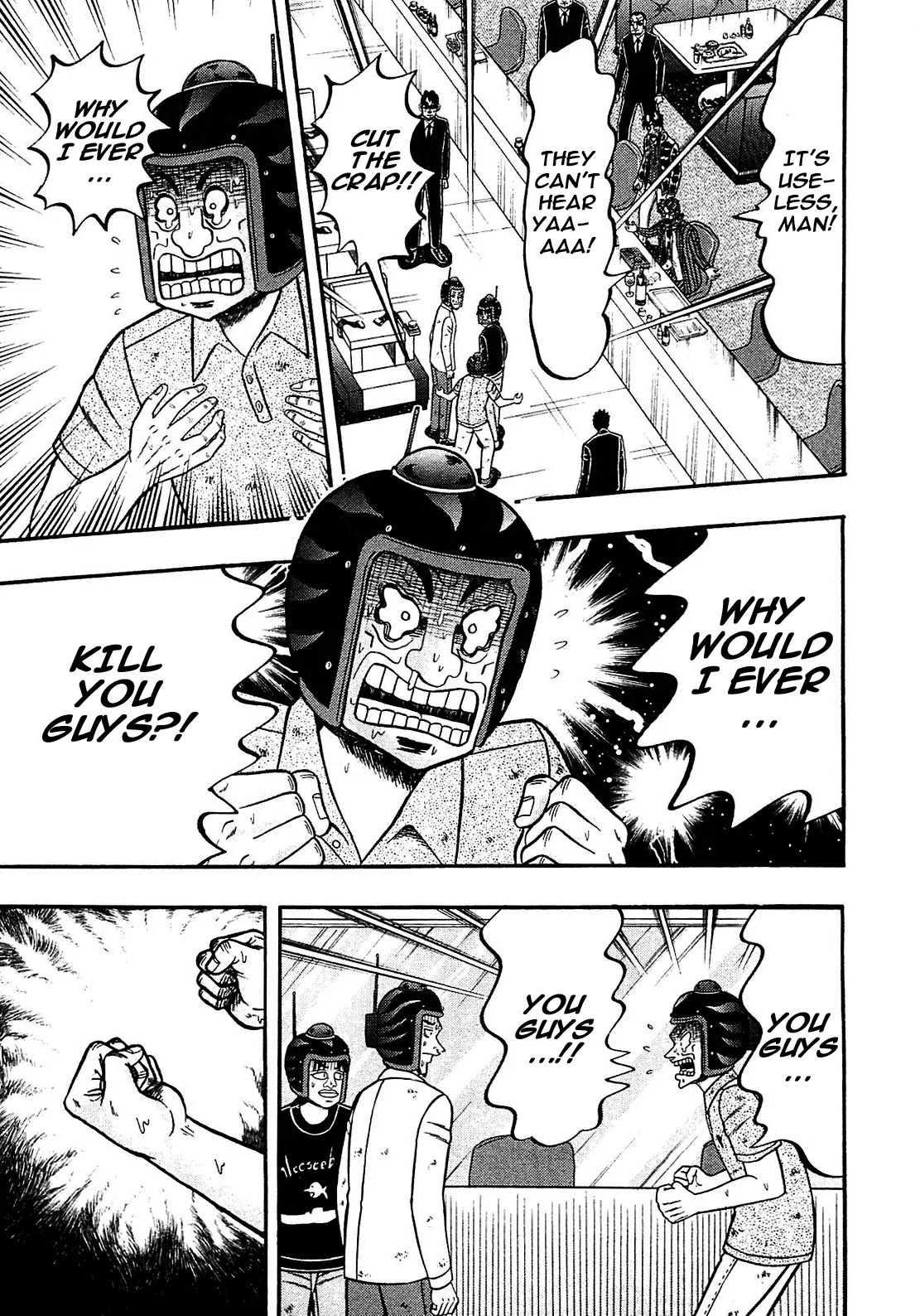 Gambling Outcast Kaiji: The Kazuya Arc - Kaiji Part 4 Chapter 42 page 15 - Chapter 42: Mechanical Failure
