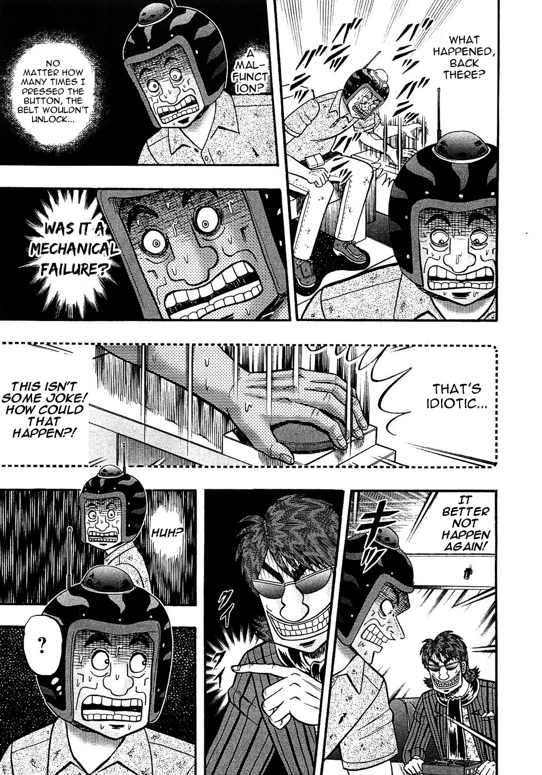 Gambling Outcast Kaiji: The Kazuya Arc - Kaiji Part 4 Chapter 42 page 3 - Chapter 42: Mechanical Failure