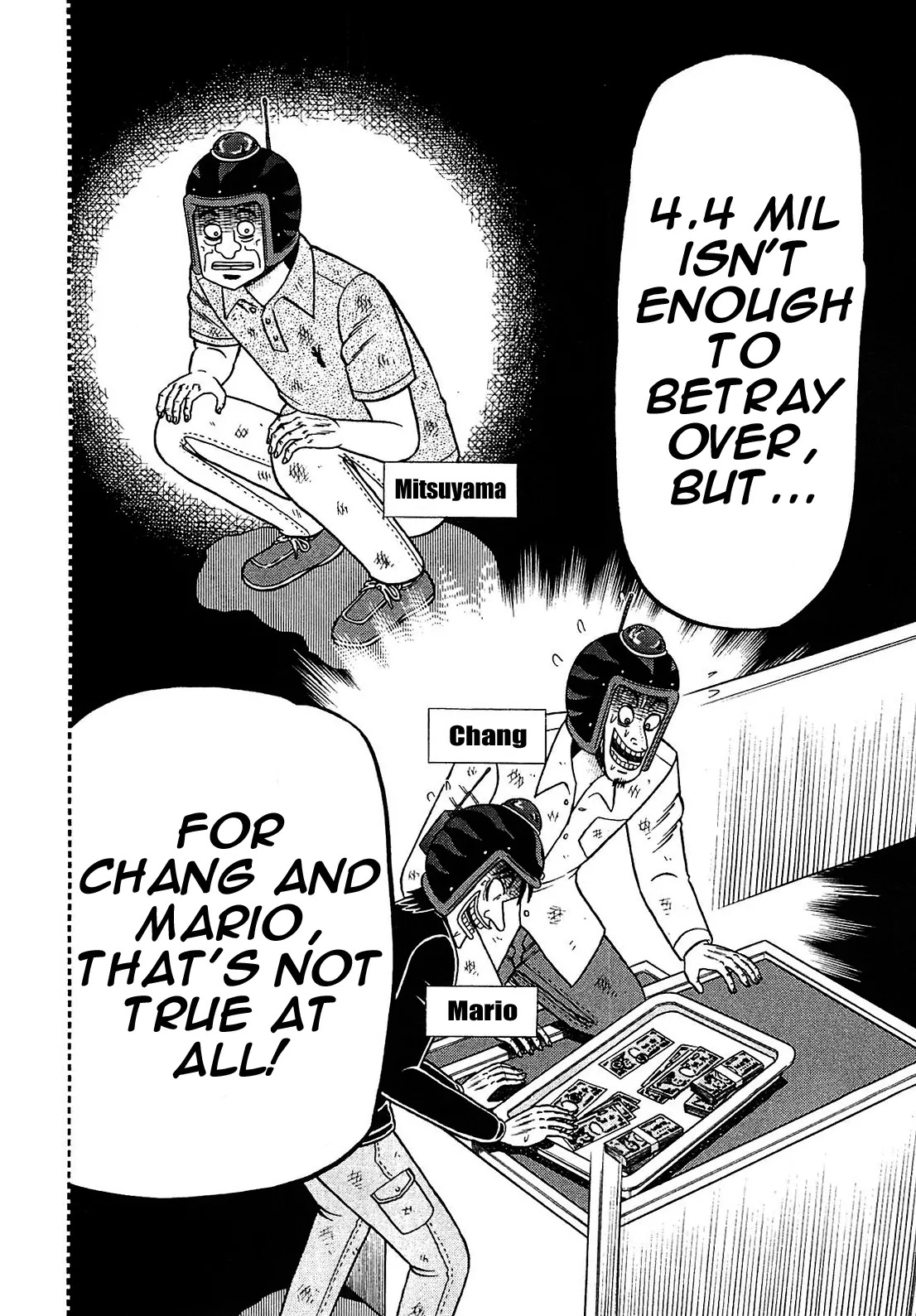 Gambling Outcast Kaiji: The Kazuya Arc - Kaiji Part 4 Chapter 44 page 16 - Chapter 44: Motive