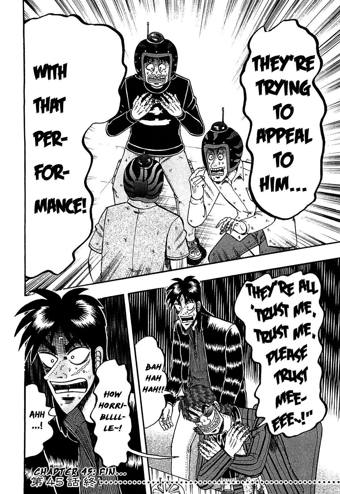 Gambling Outcast Kaiji: The Kazuya Arc - Kaiji Part 4 Chapter 45 page 20 - Chapter 45: Behavior