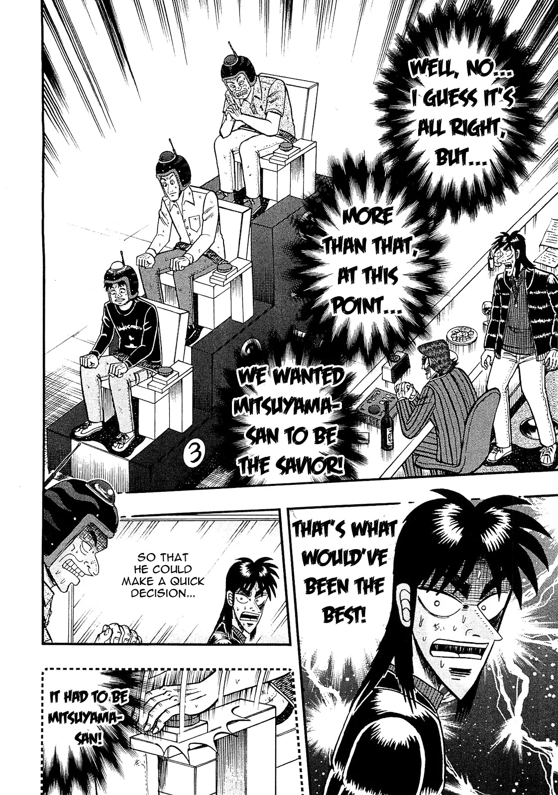 Gambling Outcast Kaiji: The Kazuya Arc - Kaiji Part 4 Chapter 48 page 4 - Chapter 48: Question
