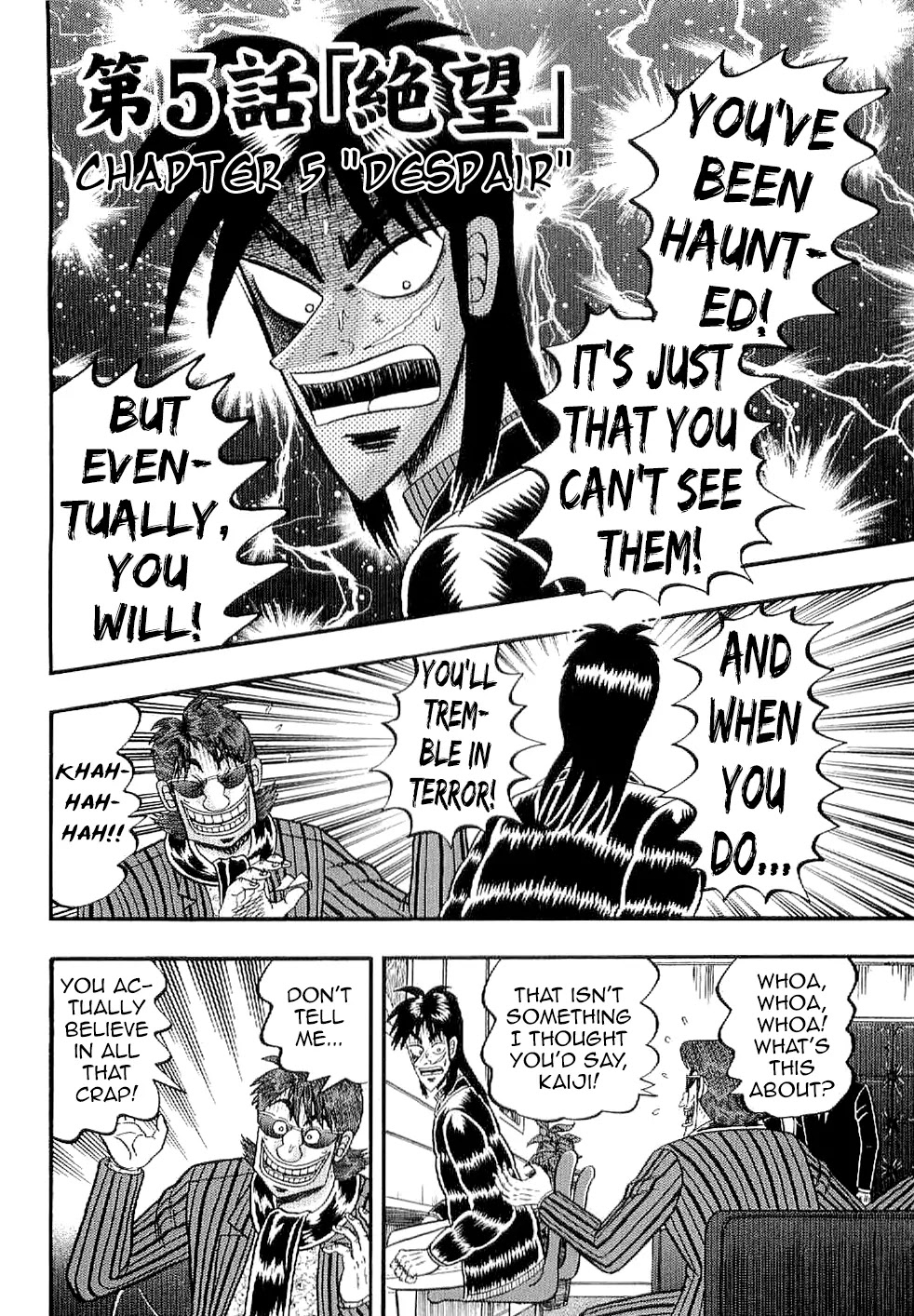 Gambling Outcast Kaiji: The Kazuya Arc - Kaiji Part 4 Chapter 5 page 2 - Chapter 5 : Despair
