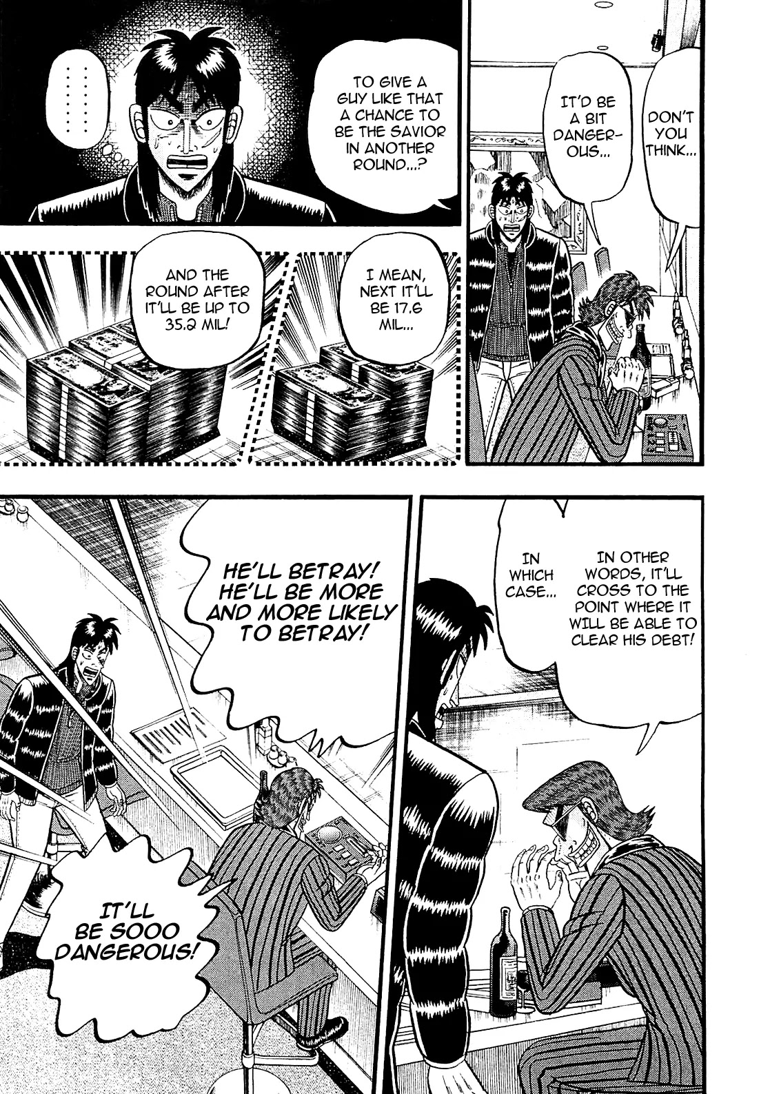 Gambling Outcast Kaiji: The Kazuya Arc - Kaiji Part 4 Chapter 50 page 6 - Chapter 50: Stupefaction