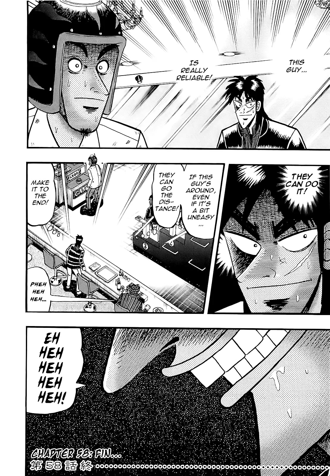 Gambling Outcast Kaiji: The Kazuya Arc - Kaiji Part 4 Chapter 58 page 18 - Chapter 58: Calling Out