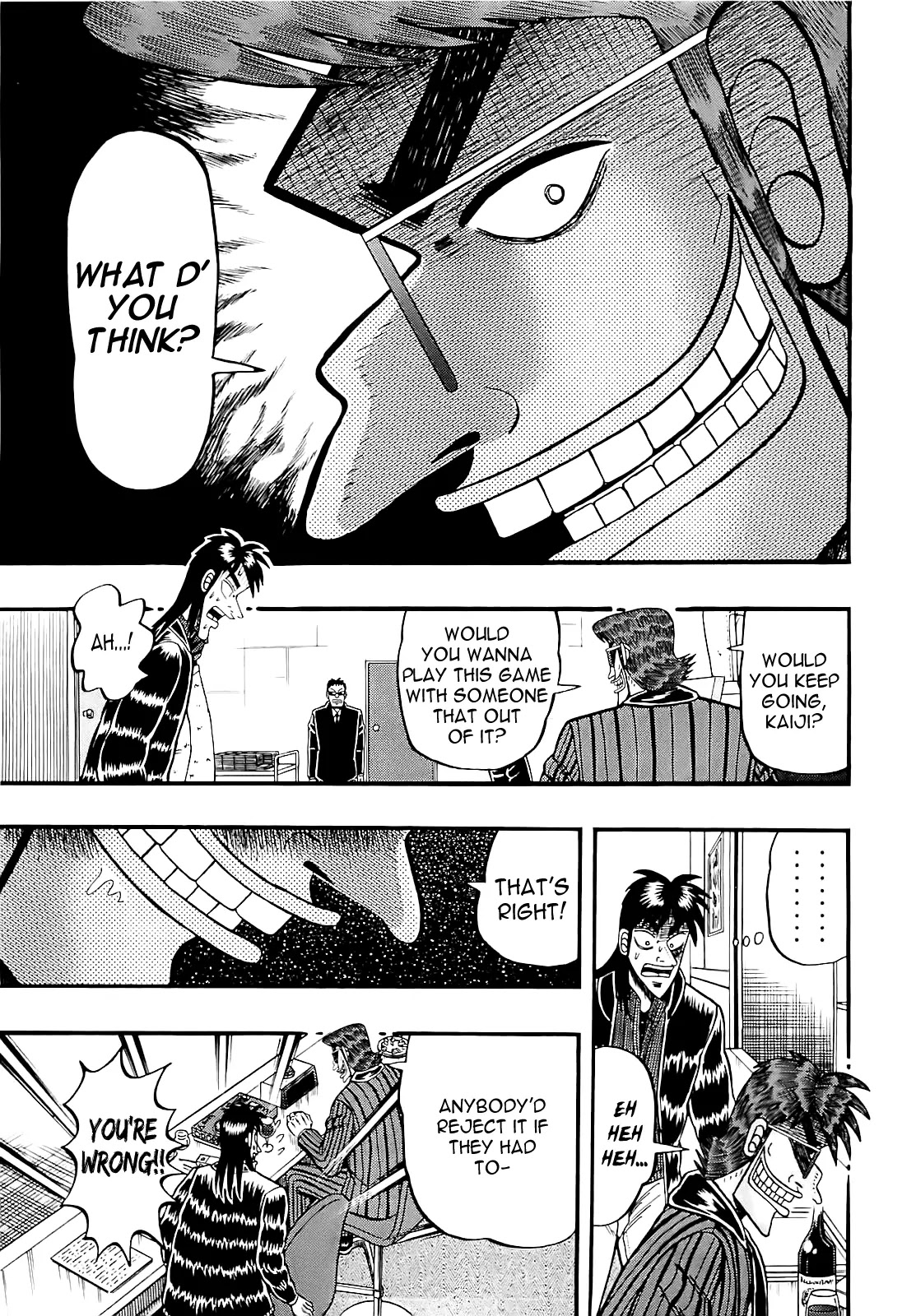Gambling Outcast Kaiji: The Kazuya Arc - Kaiji Part 4 Chapter 59 page 8 - Chapter 59: Alert