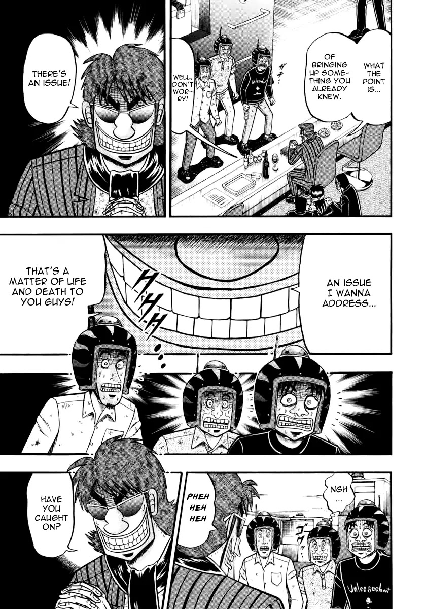 Gambling Outcast Kaiji: The Kazuya Arc - Kaiji Part 4 Chapter 65 page 11 - Chapter 65: Listening