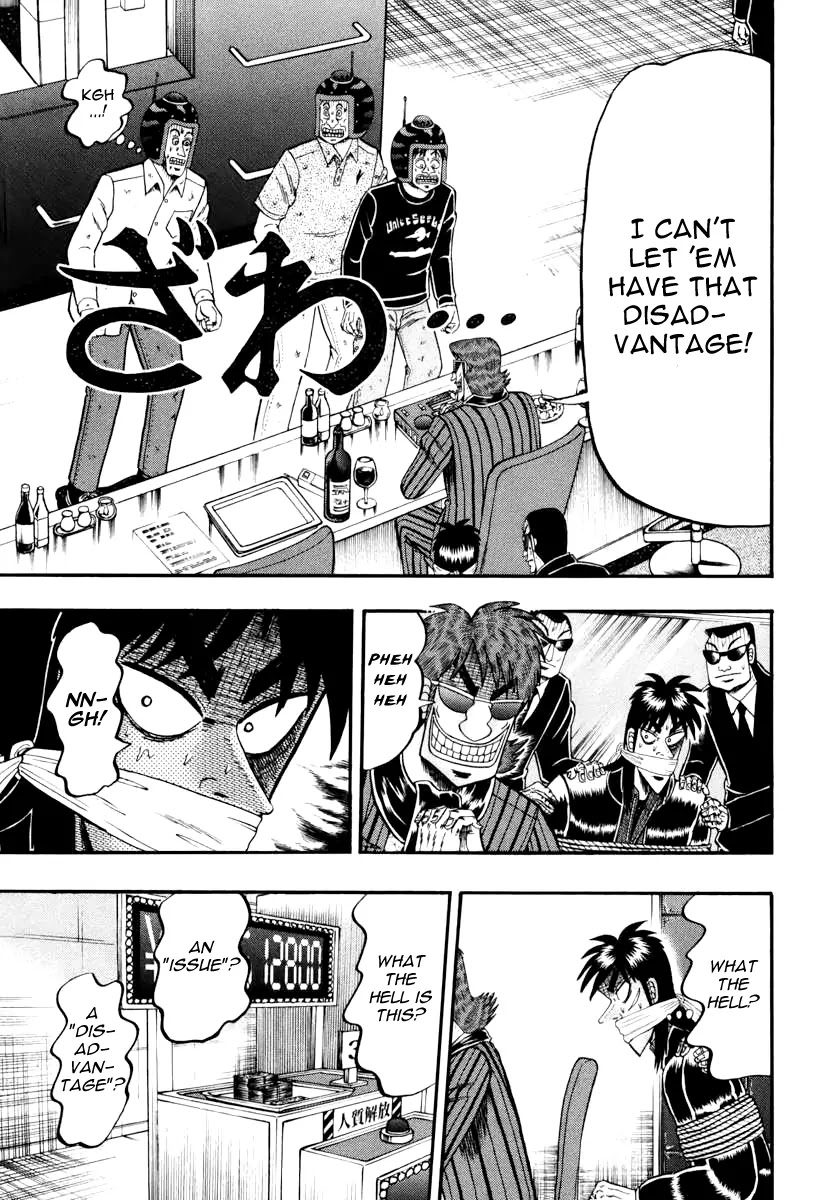 Gambling Outcast Kaiji: The Kazuya Arc - Kaiji Part 4 Chapter 65 page 15 - Chapter 65: Listening