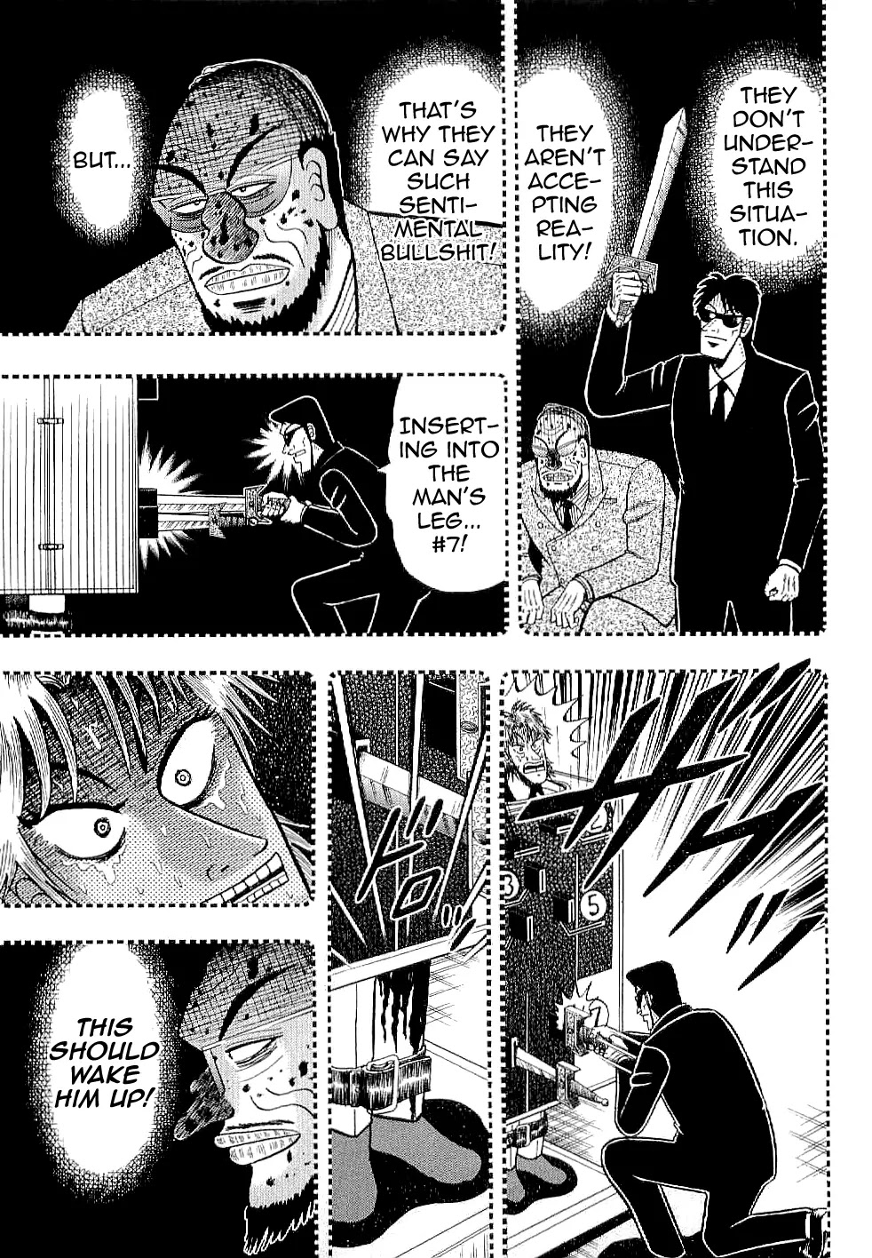 Gambling Outcast Kaiji: The Kazuya Arc - Kaiji Part 4 Chapter 7 page 14 - Chapter 7 : Lynching