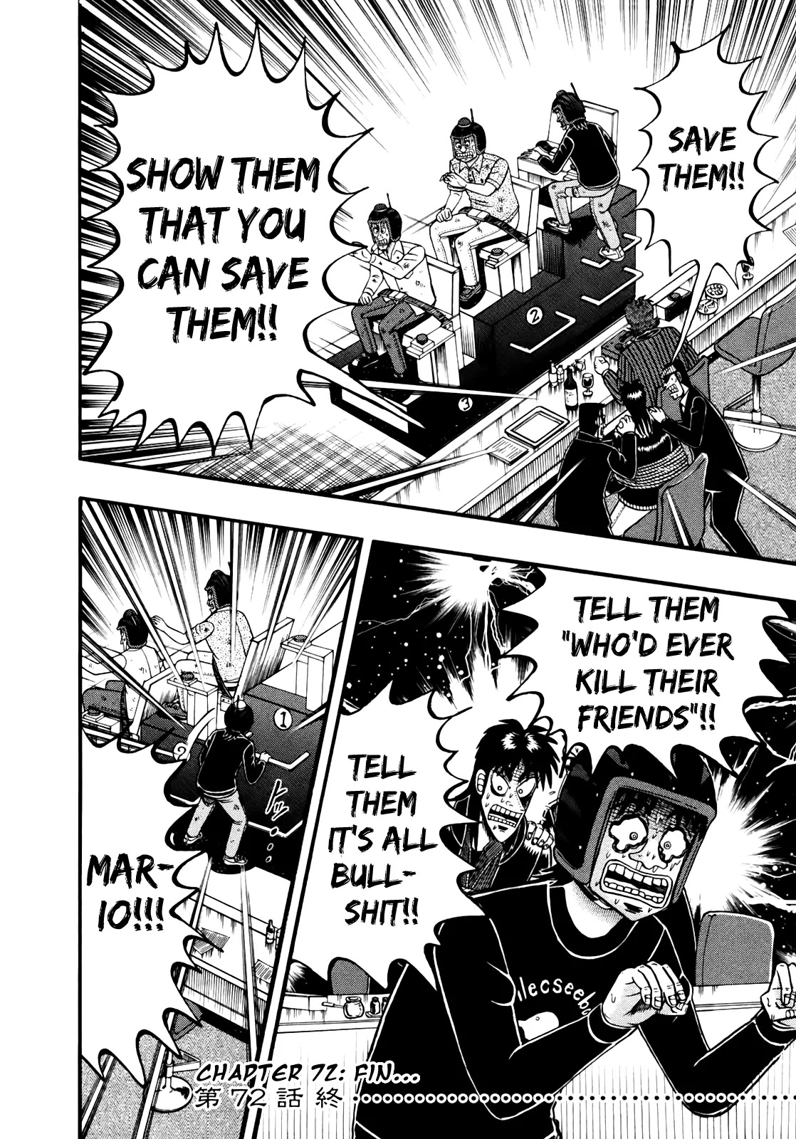 Gambling Outcast Kaiji: The Kazuya Arc - Kaiji Part 4 Chapter 72 page 17 - Chapter 72: Scream