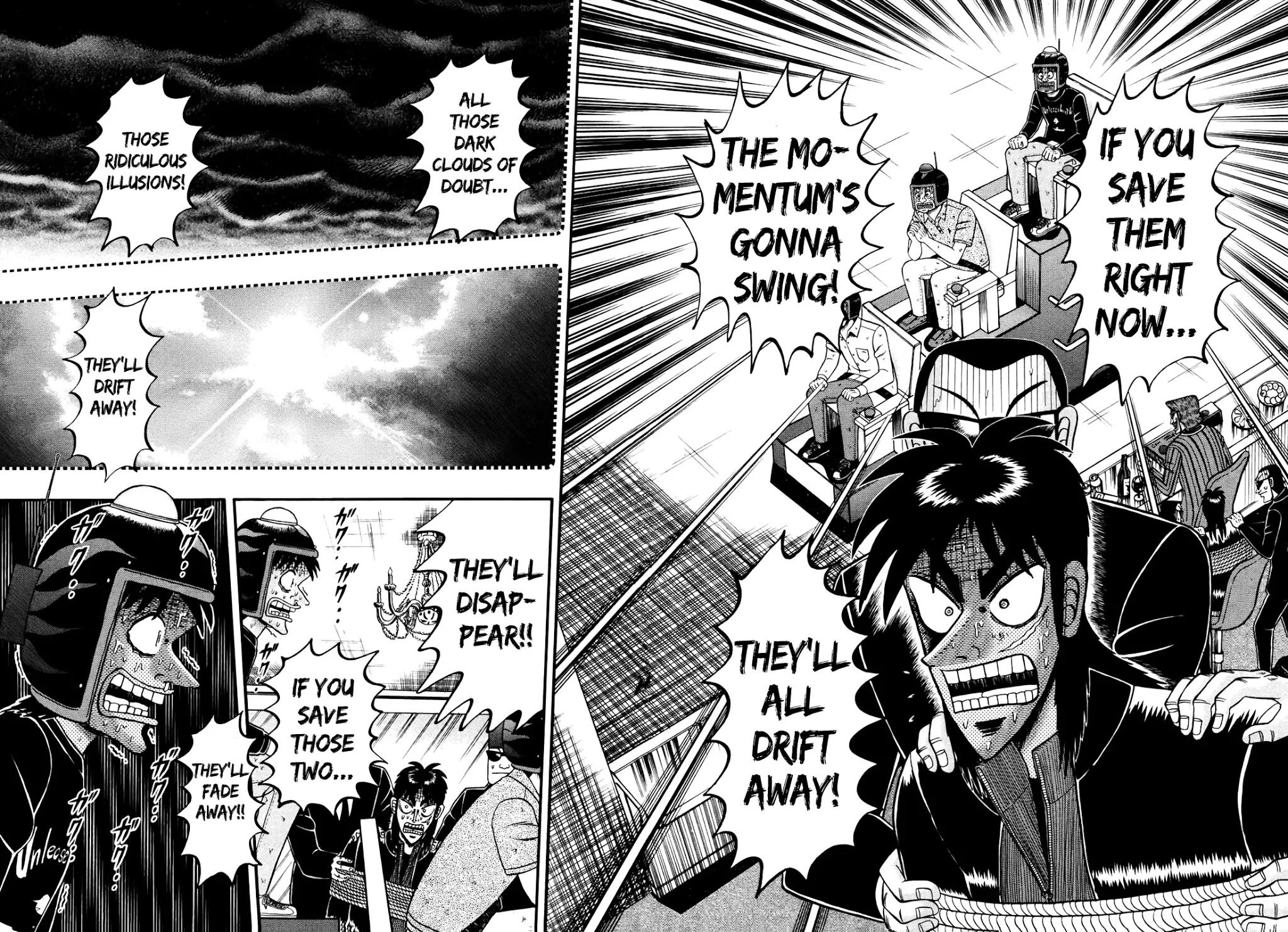 Gambling Outcast Kaiji: The Kazuya Arc - Kaiji Part 4 Chapter 72 page 6 - Chapter 72: Scream