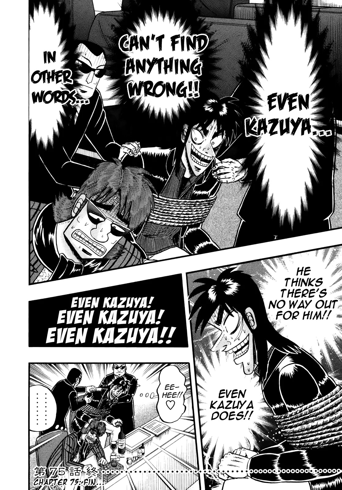 Gambling Outcast Kaiji: The Kazuya Arc - Kaiji Part 4 Chapter 75 page 17 - Chapter 75: Good Deed