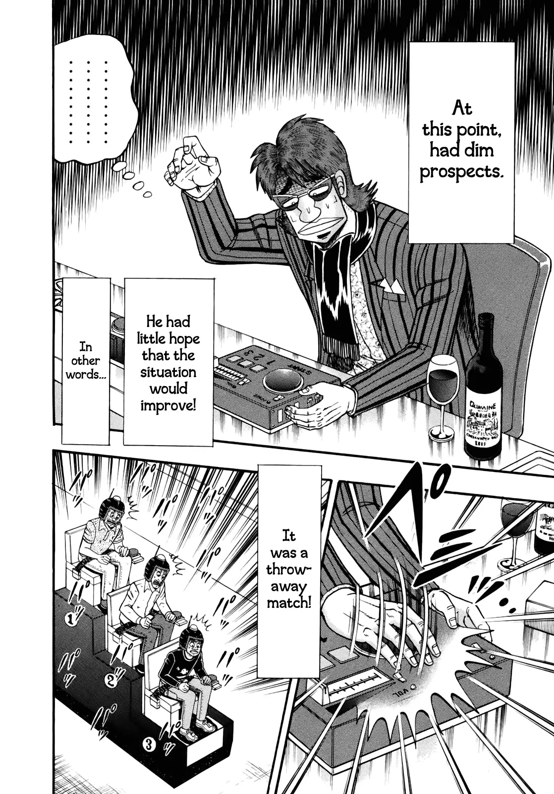 Gambling Outcast Kaiji: The Kazuya Arc - Kaiji Part 4 Chapter 76 page 14 - Chapter 76: Exhaustion
