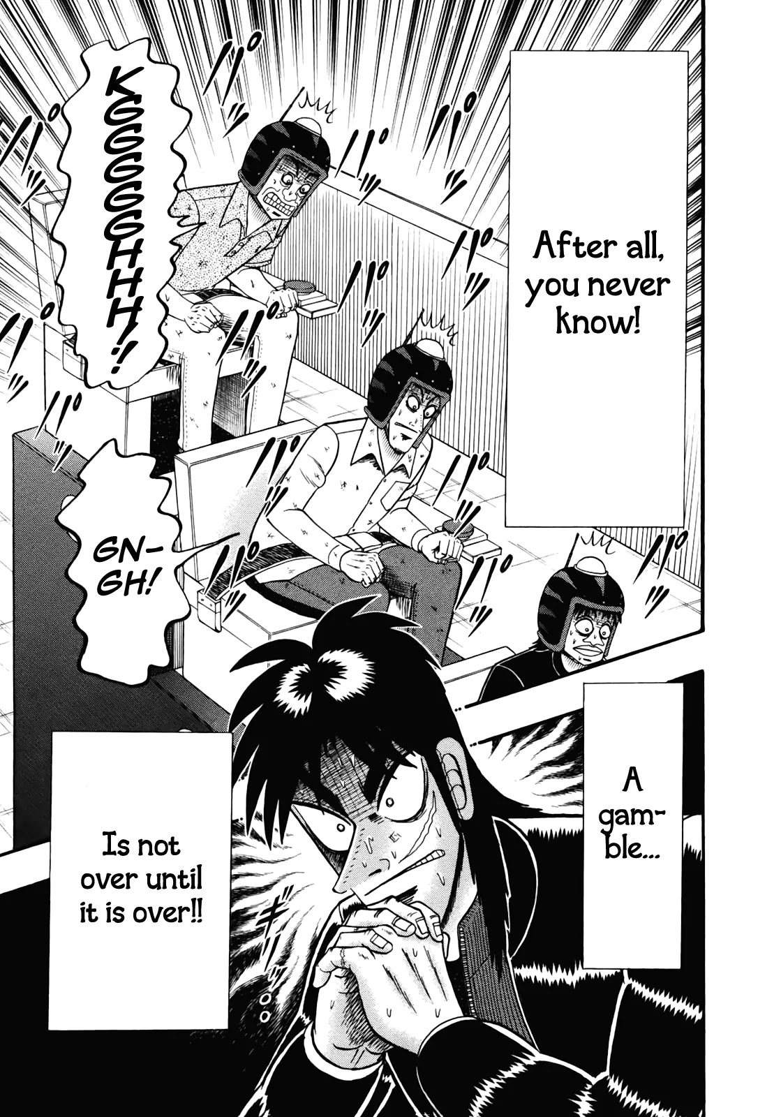 Gambling Outcast Kaiji: The Kazuya Arc - Kaiji Part 4 Chapter 76 page 17 - Chapter 76: Exhaustion