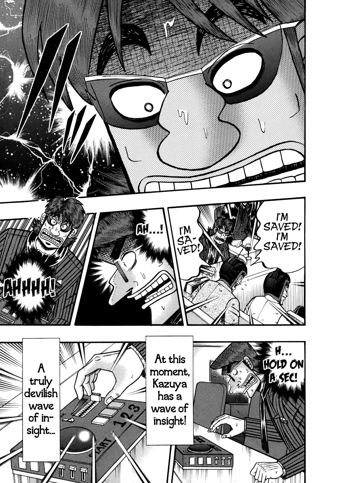 Gambling Outcast Kaiji: The Kazuya Arc - Kaiji Part 4 Chapter 78 page 12 - Chapter 78: Hellfire