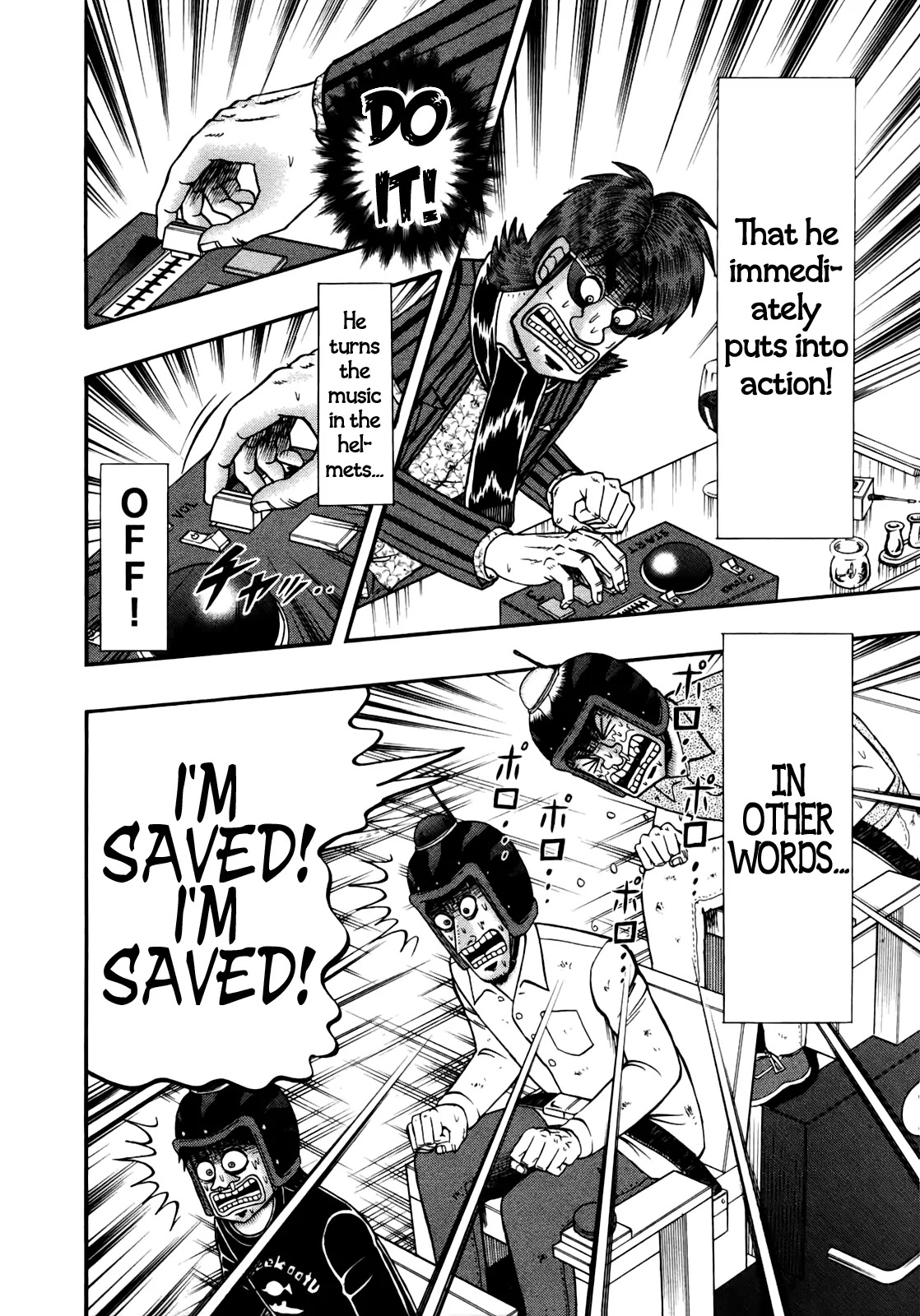 Gambling Outcast Kaiji: The Kazuya Arc - Kaiji Part 4 Chapter 78 page 13 - Chapter 78: Hellfire