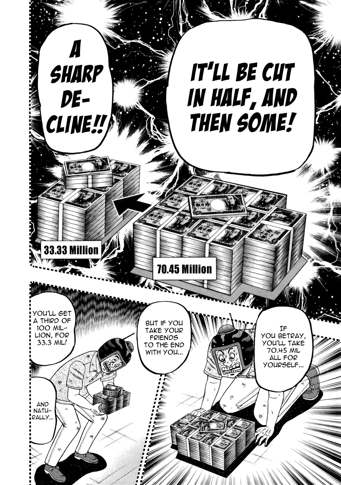 Gambling Outcast Kaiji: The Kazuya Arc - Kaiji Part 4 Chapter 82 page 6 - Chapter 82: Decision