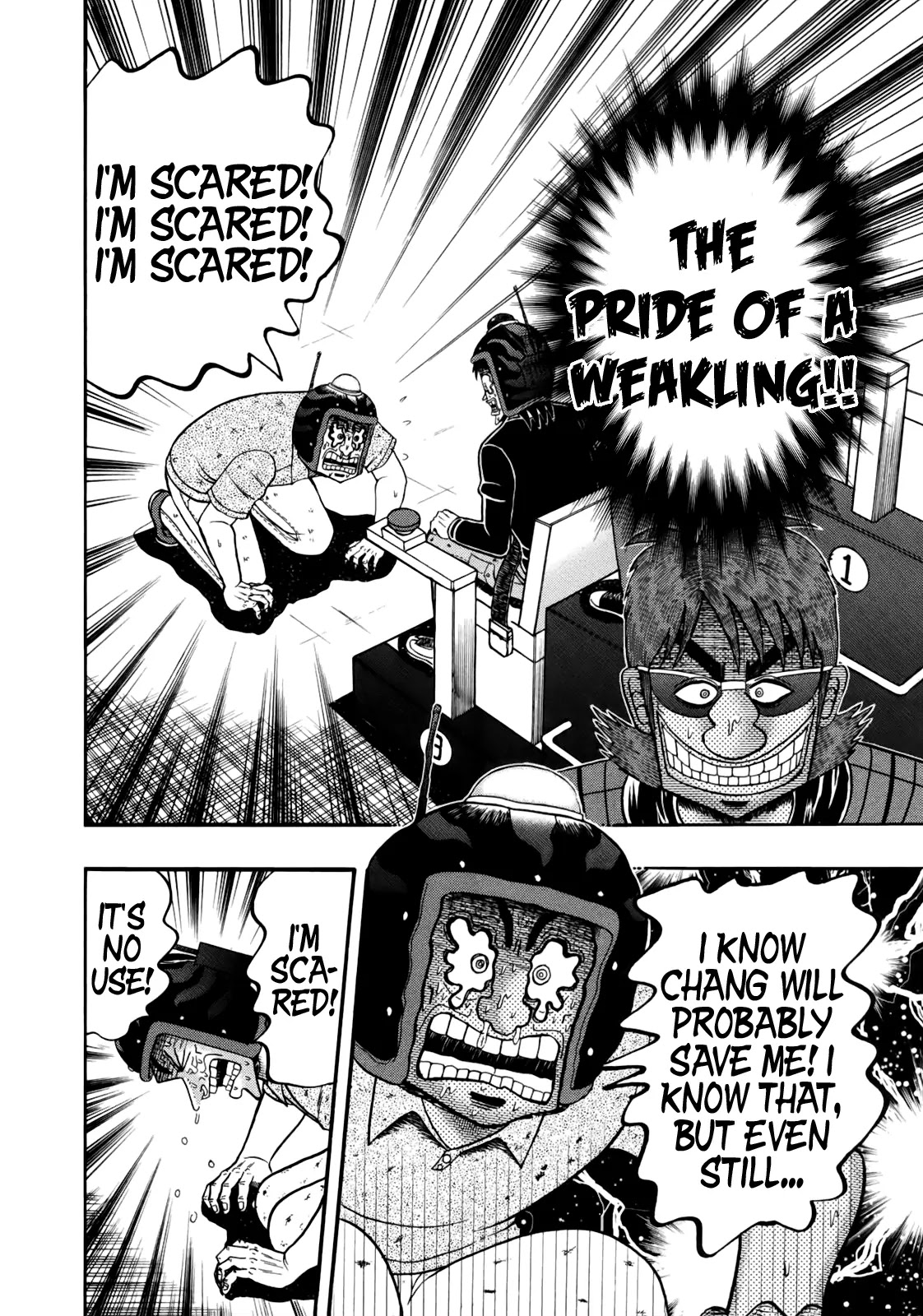 Gambling Outcast Kaiji: The Kazuya Arc - Kaiji Part 4 Chapter 87 page 11 - Chapter 87: Weak