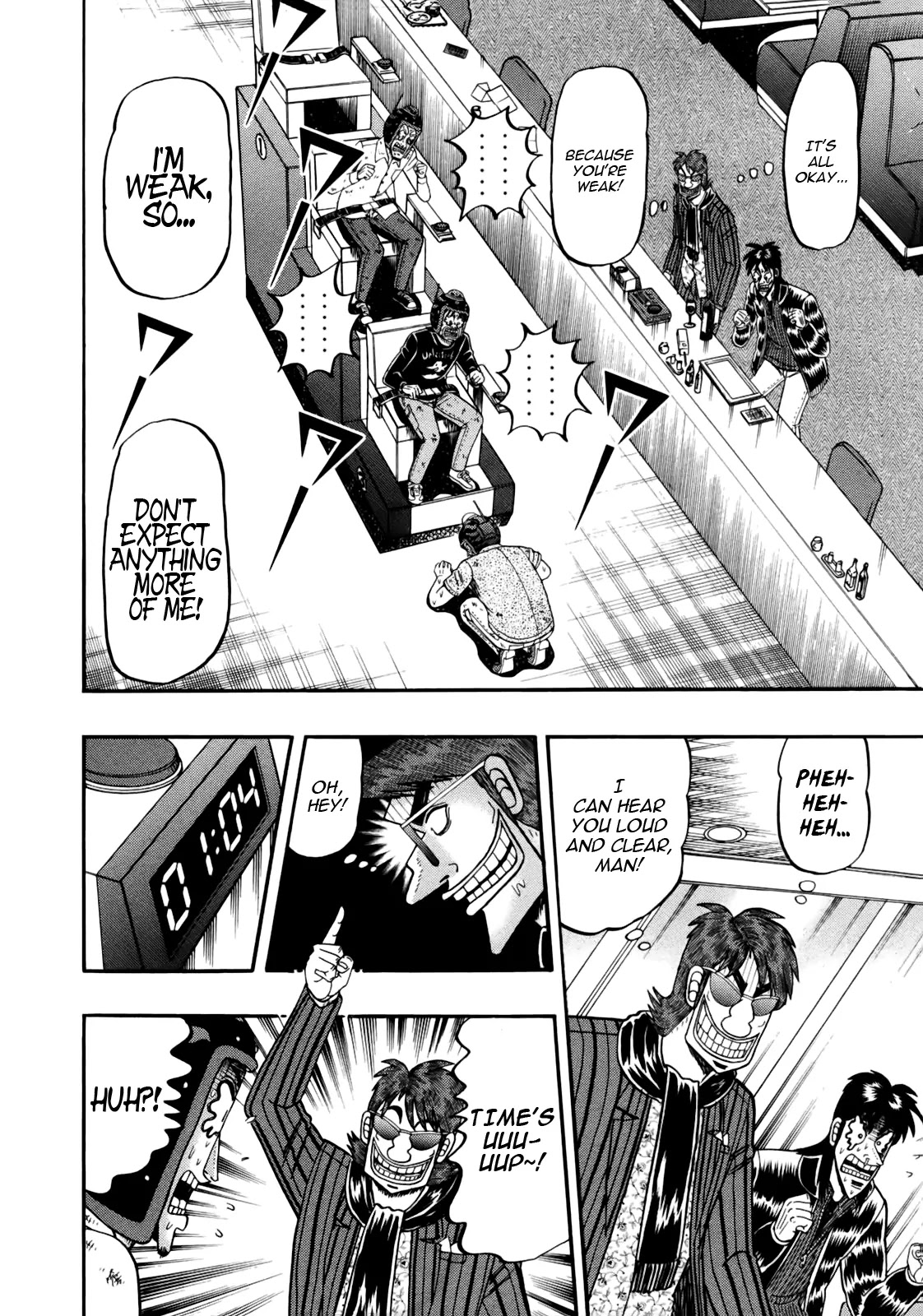 Gambling Outcast Kaiji: The Kazuya Arc - Kaiji Part 4 Chapter 87 page 14 - Chapter 87: Weak