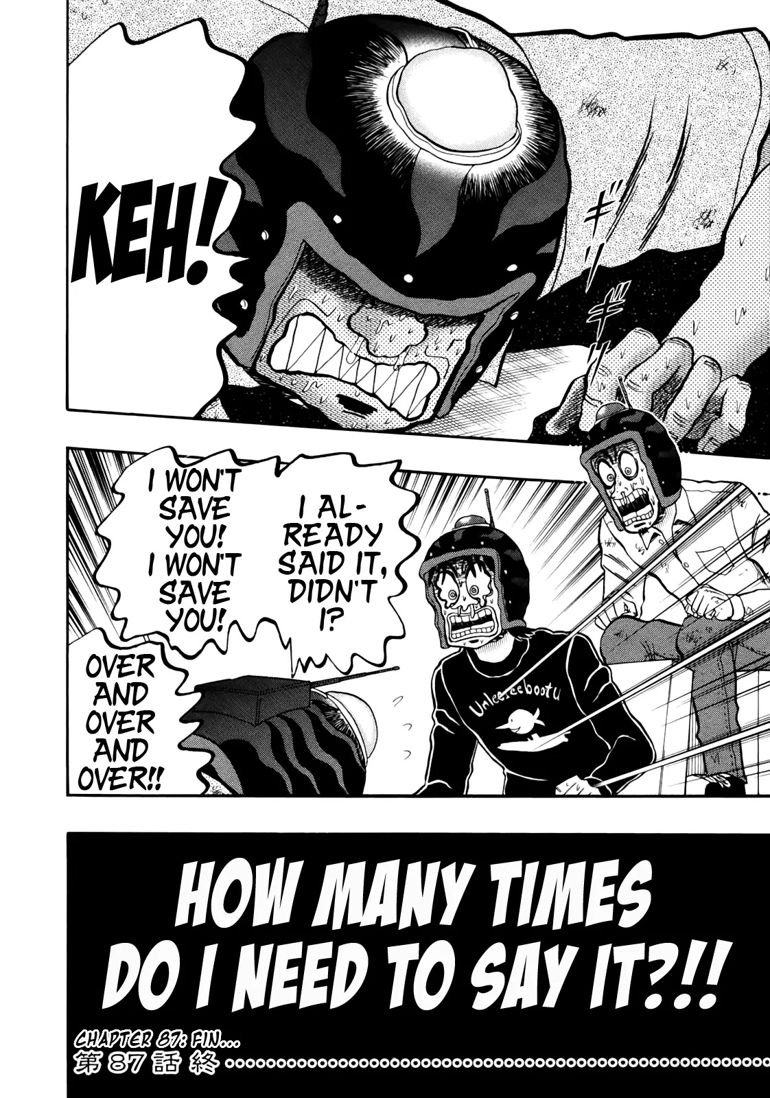 Gambling Outcast Kaiji: The Kazuya Arc - Kaiji Part 4 Chapter 87 page 20 - Chapter 87: Weak