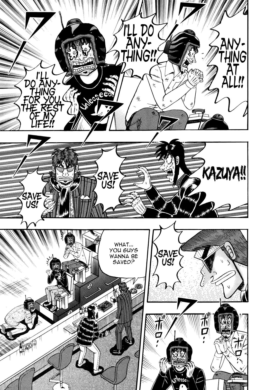 Gambling Outcast Kaiji: The Kazuya Arc - Kaiji Part 4 Chapter 90 page 12 - Chapter 90: Good Mood