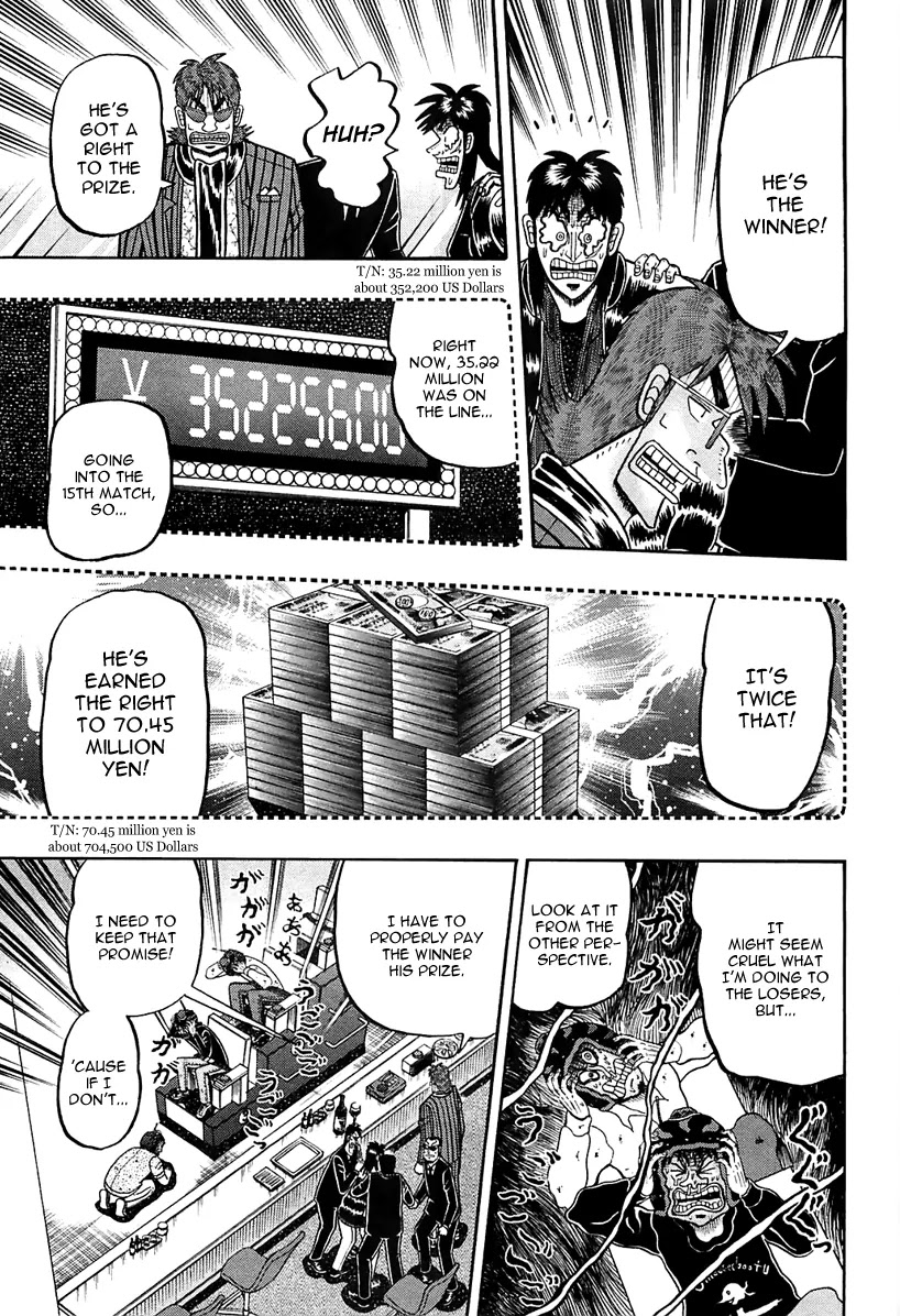 Gambling Outcast Kaiji: The Kazuya Arc - Kaiji Part 4 Chapter 92 page 10 - Chapter 92: Compensation