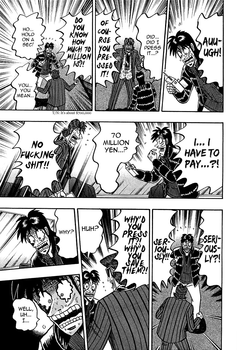Gambling Outcast Kaiji: The Kazuya Arc - Kaiji Part 4 Chapter 94 page 17 - Chapter 94: Selflessness