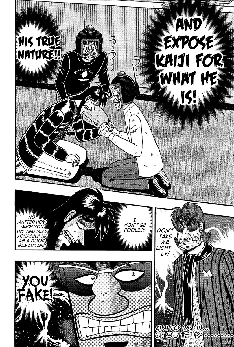 Gambling Outcast Kaiji: The Kazuya Arc - Kaiji Part 4 Chapter 95 page 20 - Chapter 95: True Nature