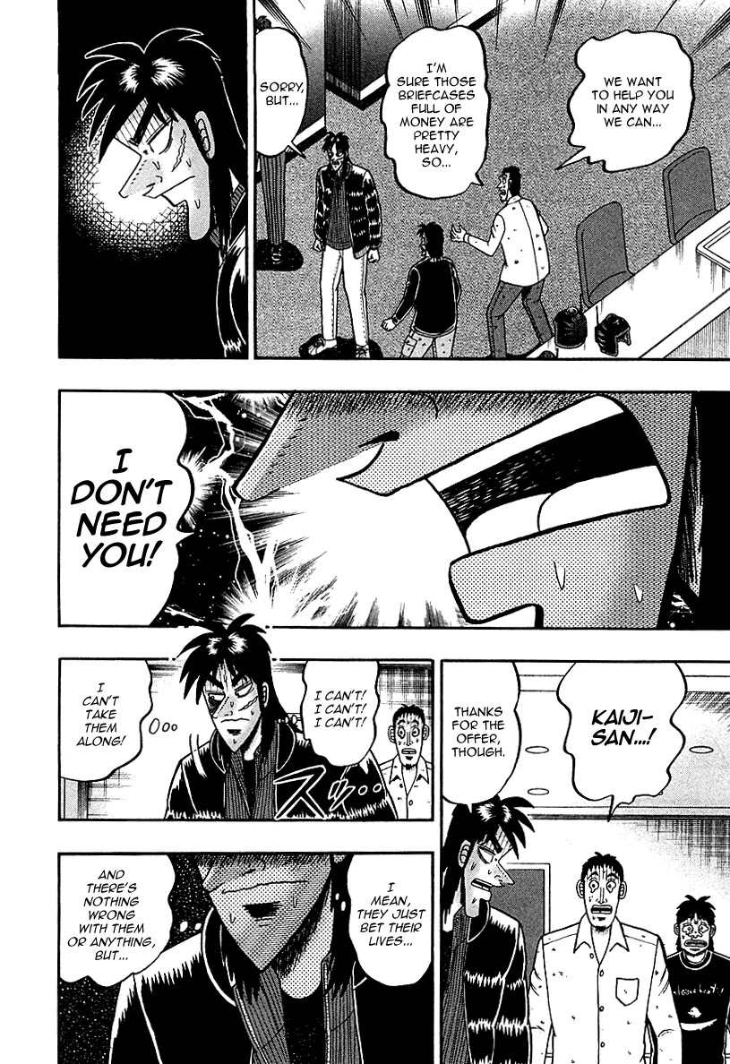 Gambling Outcast Kaiji: The Kazuya Arc - Kaiji Part 4 Chapter 96 page 9 - Chapter 96: Parting Regrets