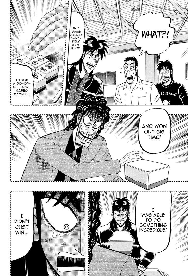 Gambling Outcast Kaiji: The One Poker Arc - Kaiji Part 5 Chapter 104.2 page 14 - Chapter 104 v2 : Lucky