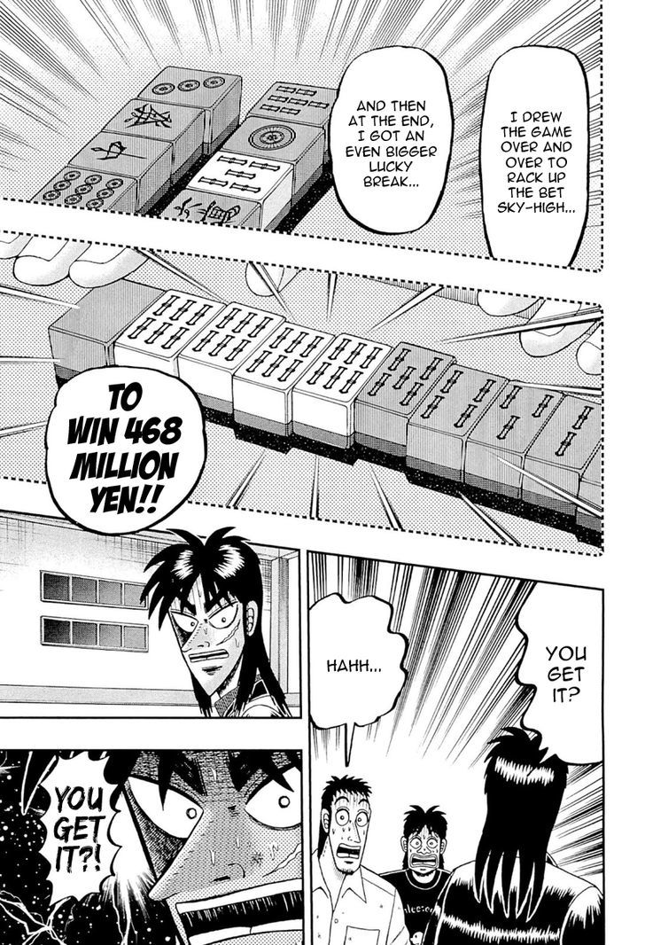 Gambling Outcast Kaiji: The One Poker Arc - Kaiji Part 5 Chapter 104.2 page 15 - Chapter 104 v2 : Lucky