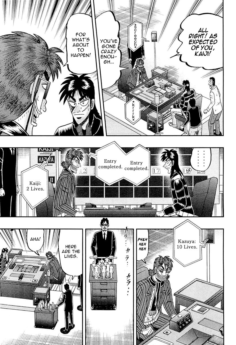 Gambling Outcast Kaiji: The One Poker Arc - Kaiji Part 5 Chapter 106 page 14 - Chapter 106 : Seating