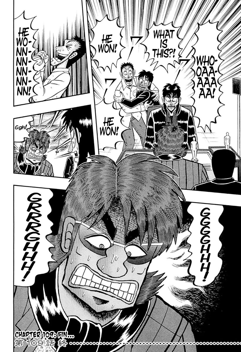 Gambling Outcast Kaiji: The One Poker Arc - Kaiji Part 5 Chapter 109 page 22 - Chapter 109 : Shame