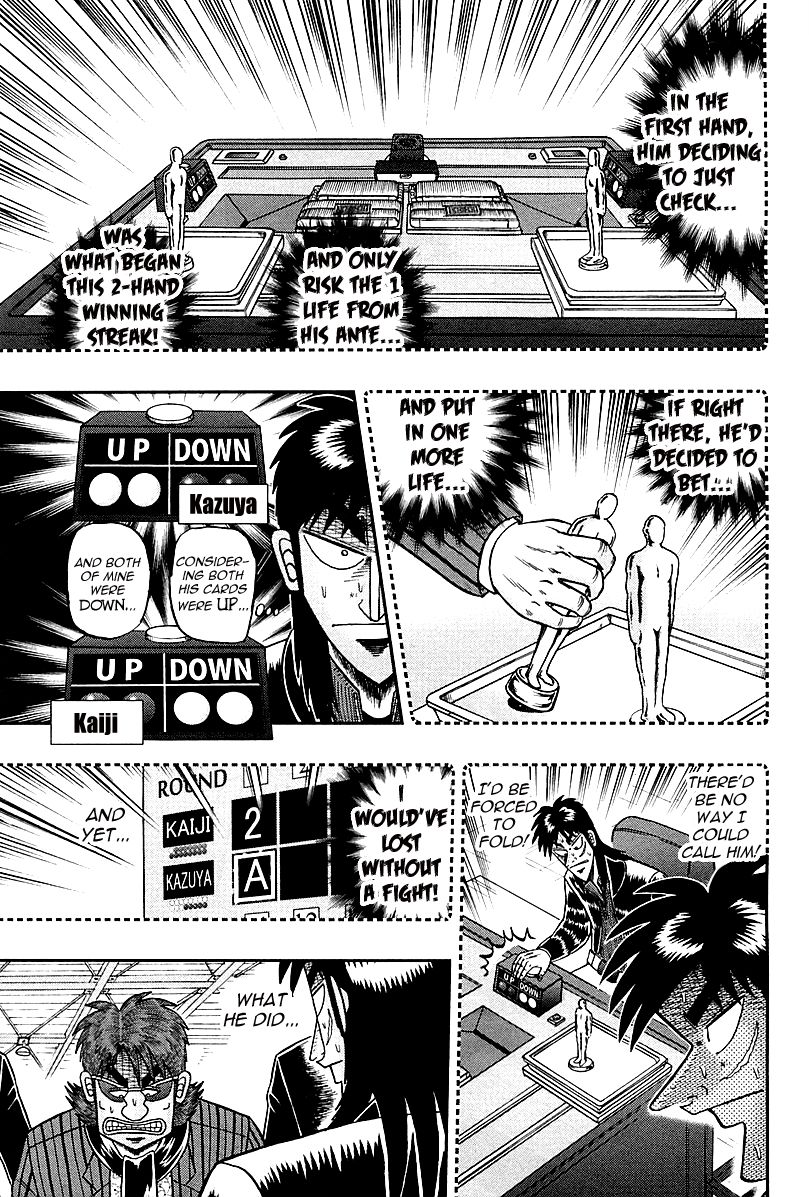 Gambling Outcast Kaiji: The One Poker Arc - Kaiji Part 5 Chapter 111 page 19 - Chapter 111 : Heartlessly