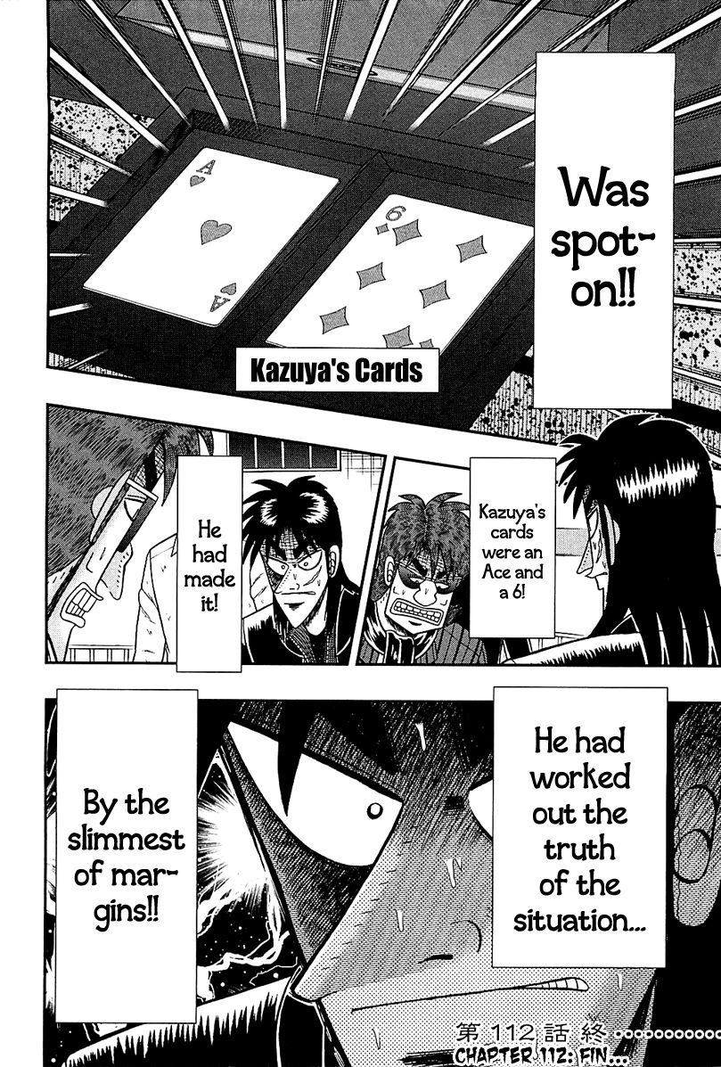 Gambling Outcast Kaiji: The One Poker Arc - Kaiji Part 5 Chapter 112 page 21 - Chapter 112 : Negligence